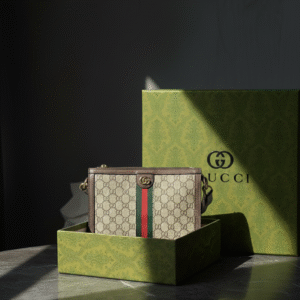 GUCCI - Ophidia pouch in GG Supreme canvas